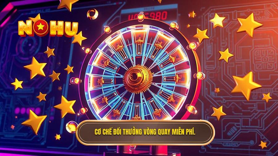 Cơ chế đổi thưởng vòng quay miễn phí.