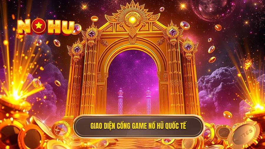 2. Giao diện cổng game nổ hũ quốc tế