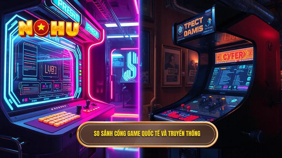 3. So sánh cổng game quốc tế và truyền thống
