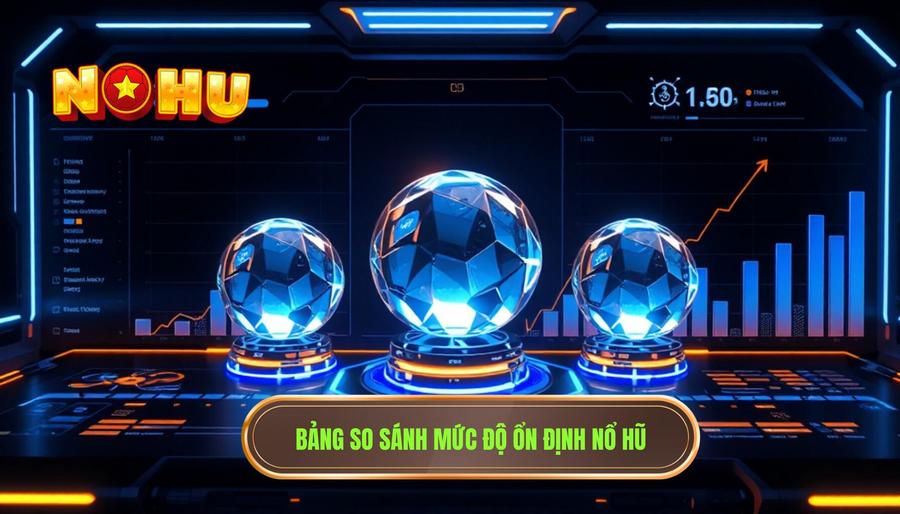Bảng so sánh các mức độ ổn định của nổ hũ
