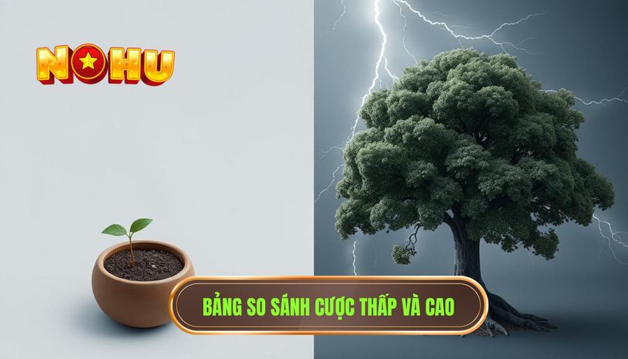 Bảng so sánh chiến thuật cược thấp và cược cao